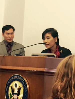 Congresswoman Judy Chu with Eddy Zheng