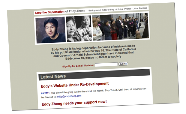Snapshot of EddyZheng.com (v1)