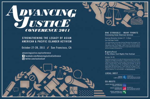 Advancing Justice Conference flyer
